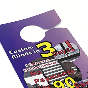 Otel İşletmeleri İçin Özel Askılı El İlanları, Kapı Askılı El İlanları, Kapı El İlanı Baskısı - Product Image 4