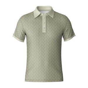 Polo de golf premium pour homme, extensible dans 4 directions, polyester et élasthanne, séchage rapide, évacuation de l'humidité, performance, OEM, usine au Vietnam - Product Image 5