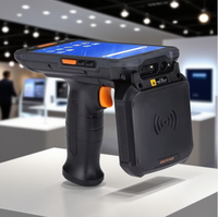 Terminal portable robuste Android 4G de 5,5 pouces avec lecteur de codes-barres et RFID LF 134,2 kHz