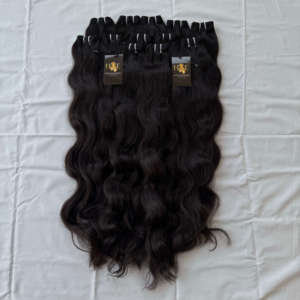 Extensions de Cheveux Humains Ondulés Bouclés Vietnamiens – Lots de Tissages Bruts Brésiliens et Indiens de Qualité Supérieure – Fournisseurs Indiens de Premier Plan - Product Image 1