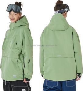 เสื้อแจ็กเก็ตสกีกันน้ำสำหรับฤดูหนาว, ชุดกันลมให้ความอบอุ่นสำหรับเดินป่าสโนว์บอร์ดปีนเขาตั้งแคมป์ - Product Image 1
