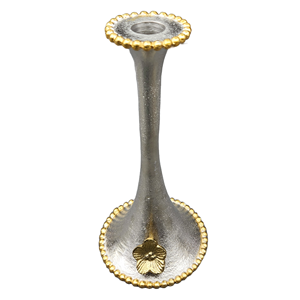 Bougeoir en métal élégant en forme de champignon fait à la main Décoration de mariage durable Support de bougie moderne pour la décoration de la maison - Product Image 4