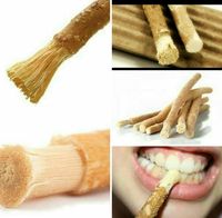 HerboGate Pure Miswak, bâtonnet blanchissant pour les dents et fortifiant les gencives, saveur naturelle, sans produits chimiques, en bois, hygiène buccale multi-usages