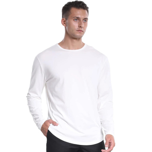 Fashionable Breathable 100% Cotton <b>Men's</b> <b>T</b>-<b>Shirts</b> Quick Dry Slim Fit <b>T</b>-<b>Shirts</b> for Sale Good Quality cotton <b>men</b> <b>long</b> sleeve - Product Image 6