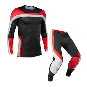 摩托车越野MX骑行套装越野摩托运动衫裤子组合四季定制标志赛车团队名称