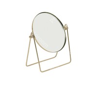 Miroir de maquillage créatif vintage avec cadre léopard Miroirs lumineux de luxe Table de toilette Miroir de bureau de coiffeuse simple