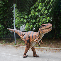 Costume de dinosaure animé réaliste pour adultes Dino animatronique pour parc d'attractions