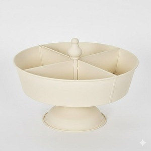 Porte-couverts en métal argenté de qualité supérieure, finition antique, avec poignée en bois, organisateur de couverts, rangement - Product Image 3