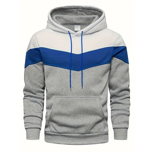 OEM personalizado ropa de invierno con capucha hombres pulóver sudadera cálida polar con capucha Streetwear Casual al por mayor de alta calidad de moda con capucha - Product Image 1