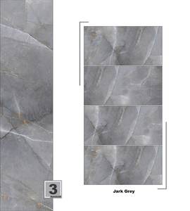 Carreaux de sol en porcelaine émaillée polie et à double chargement 60x60 cm, 80x80 cm, 60x120 cm Revêtement de sol élégant pour la décoration intérieure - Product Image 4