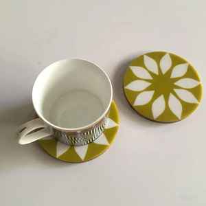Best Quality Resin Coasters <b>Round</b> Shape Handmade Eco-Friendly Reusable <b>Table</b> Top Coaster <b>Mats</b> & Pads Export Quality Coasters - Product Image 1