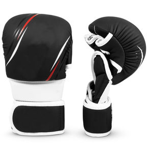 ถุงมือชกมวย MMA แบบครึ่งนิ้วงานตามสั่งผลิตโลโก้ออกแบบได้ตามต้องการ - Product Image 1