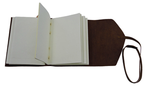 สมุดบันทึกไดอารี่สมุดไดอารี่สมุดไดอารี่งานหนังสีน้ำตาลแนววินเทจของขวัญแบบแฮนด์เมด - Product Image 5