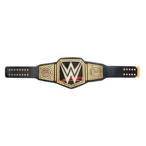 เข็มขัดหนังสีทองเข็มขัดมวยแชมป์มวยสีทองแบบสั่งทำเข็มขัดทอง WWE World heavyweight Championpex - Product Image 5