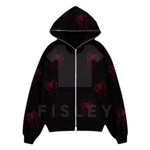Diseñador barato Rhinestone Hoodies 100% Algodón Rhinestone Hoodies Nuevo diseño de calidad premium Hoodie Hombres - Product Image 1