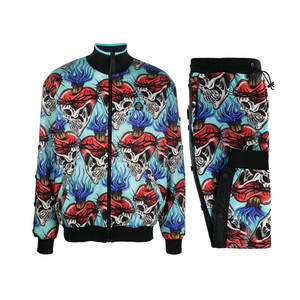 ชุดวอร์มสำหรับผู้ชายคอปกตั้ง2024โลโก้ออกแบบได้ตามต้องการ - Product Image 1