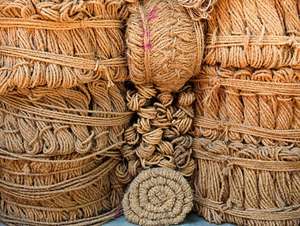 Cuerda de Fibra de Coco de Venta Caliente, Ecológica, de Bajo Mantenimiento, Resistente, de 16 mm, Forma Cuadrada, Decoración de Jardín, Fabricantes Indios, Mejor Embalaje - Product Image 5