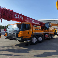 Grue sur camion Sany 50 tonnes d'occasion, grue mobile Sany 50 tonnes STC500 Zoomlion