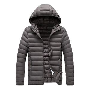 Wholesale Custom Nylon Bubble <b>Jacket</b> Quilted Winter Men Shiny Removeable Hooded Puffer <b>Jackets</b> - Product Image 3