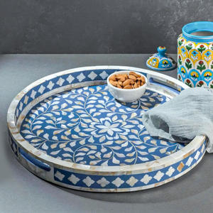 ไม้ถูพื้นแบบฝังลายกระดูกถาดเสิร์ฟแม่ของไข่มุกของใช้ในบ้านโรงแรมดีไซน์ล่าสุด - Product Image 5