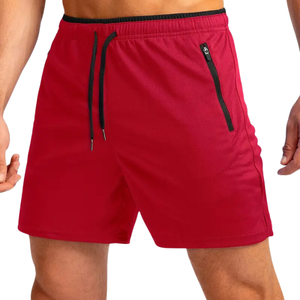 Pantalones cortos holgados con logotipo personalizado del fabricante superior para hombre, pantalones cortos deportivos de compresión de algodón de secado rápido para correr, gimnasio, CrossFit, pantalones cortos de cintura media - Product Image 1