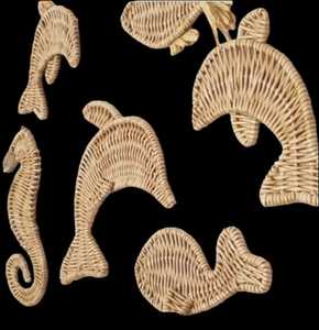 หวายหวายรูปพระจันทร์เสี้ยวของตกแต่งห้องสำหรับเด็ก - Product Image 5