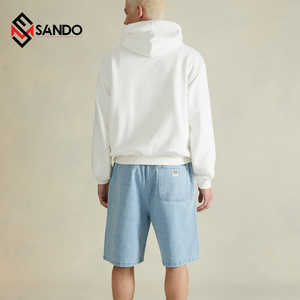 High Quality Unisex Lightweight Cotton Pullover Hoodie Custom 3D for Puff Print <b>Vintage</b> Acid Washed Style Men's <b>Sweatshirts</b> - Product Image 3