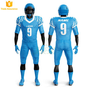 Uniformes de football américain personnalisés de haute qualité, respirants, nouveau design, impression par sublimation pour équipes, 100% personnalisables - Product Image 1
