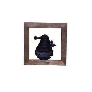 รูปปั้นซานตาคลอสทำจากโลหะบนโต๊ะสำหรับโต๊ะอาหารและของตกแต่งบ้านในฤดูหนาว - Product Image 1