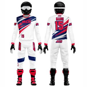 Venta al por mayor directo de fábrica diseño de tendencia superior Impresión digital tela transpirable Motocross MTB Dirt Bike ATV carreras uniformes - Product Image 1