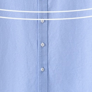 Camisa de vestir de verano de último diseño 2025, camisa de vestir de algodón y poliéster, camisa de vestir con logotipo personalizado al por mayor - Product Image 6