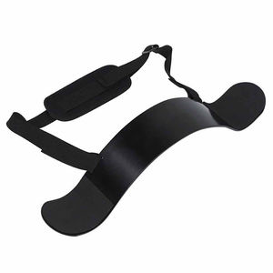 Accesorios de equipo de fitness Blaster de brazo de servicio OEM antideslizante resistente de acero negro y rojo para levantamiento de pesas - Product Image 1