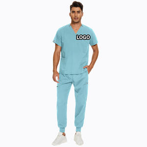 ชุดเครื่องแบบโรงพยาบาลผ้าเรยอนสแปนเด็กซ์ระบายอากาศชุดเสื้อแจ็กเก็ตสครับพิมพ์ลายเสื้อแจ็กเก็ตสำหรับพยาบาลสั่งติดฉลากตามต้องการ - Product Image 5