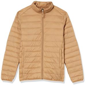 Chaqueta acolchada personalizada para hombre, abrigo de invierno estilo burbuja, gruesa, cálida, con soporte y cremallera, impermeable, a prueba de viento, ropa de abrigo informal frontal - Product Image 5