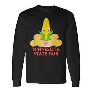 T-shirt à manches longues de la Foire de l'État du Minnesota, design promotionnel « Maïs sur l'épi » - Product Image 1