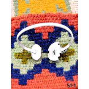 Southwest Handmade Santa Maria & Sterling <b>Silver</b> <b>Cuff</b> <b>Bracelet</b> Cultural Collectible Jewelry - Product Image 3
