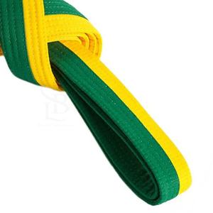 Ceintures de karaté en coton léger avec logo, étiquette personnalisée, accessoire d'entraînement d'arts martiaux solide pour le Taekwondo, vente en gros OEM - Product Image 5