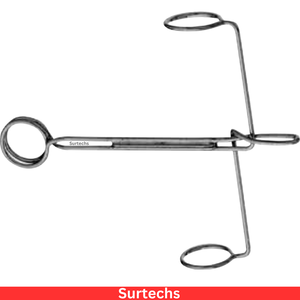 Surtechs Acero Inoxidable Negro Meatus Abrazadera Espejo Acabado Instrumentos de Urología Quirúrgica - Product Image 3