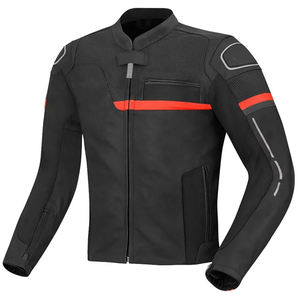 Nuevo diseño de chaqueta de moto Racing Biker Riding impermeable de alta calidad de cuero chaqueta de la motocicleta para los hombres - Product Image 3