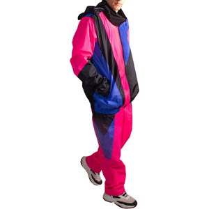 Chándales cortavientos impermeables para exteriores de algodón 100% más vendidos, conjunto de pantalón y chaqueta de patrón sólido transpirable de la más alta calidad - Product Image 2