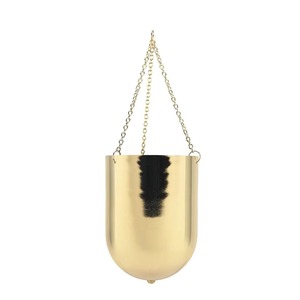 Diseño excepcional, jarrones y macetas de flores de Metal pulido dorado brillante, buena calidad, decoración del hogar y suministros de decoración de habitaciones, artículos - Product Image 3