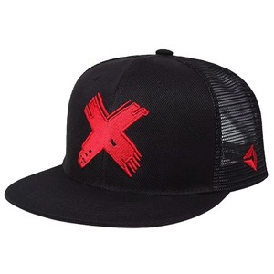 Gorra de malla de ala plana estampada al por mayor para hombres y mujeres, Punk, Hip Hop, cuatro estaciones, Dobby, negocios de moda, deportivo, Formal, común - Product Image 6