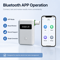 Alat Tes Alkohol Breathalyzer Sel Bahan Bakar OEM dengan Logo Kustom dan Layar OLED