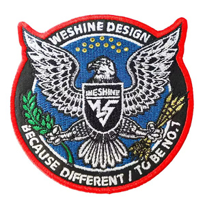 Custom Logo 3D Full Embroidered Patch Colorful Chenille Sew on Patches Iron on Patches for Canvas Fabric Brand Iron Sew Patches - Product Image 1