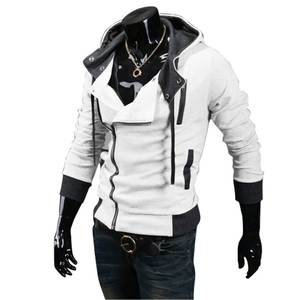 Clothing Manufacture High Quality Wholesale Men Blank <b>Zipper</b> Double <b>Slider</b> Pocket Hoodie Custom Full Face Zip up Hoodie for Men - Product Image 3