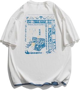 ผู้ผลิตเสื้อผ้าสตรีทแวร์ เสื้อยืดทรงบ็อกซี่ ฟิตโอเวอร์ไซส์ ผ้าฝ้าย 100% เสื้อยืดเปล่าสำหรับผู้ชาย เสื้อยืดลายกราฟิก - Product Image 1