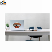 Autocollant mural en vinyle personnalisé pour moto, motif bouclier, impression KS, réutilisable, auto-adhésif, pour ordinateurs portables, vitres de voiture, décoration intérieure, personnalisable