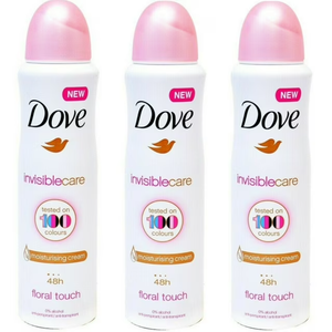 Paquete de 3 Desodorantes Antitranspirantes en Aerosol Dove Invisible Care Floral Touch de 150 ml - Product Image 3