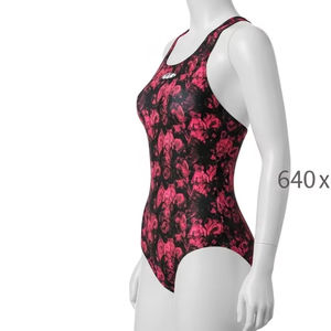 ชุดว่ายน้ำเล่นฟิตเนสกันน้ำชุดบิกินี่เล่นกีฬาระบายอากาศได้ดีผ้าโพลีเอสเตอร์พิมพ์ลายดิจิทัลสำหรับผู้หญิงชุดเล่นชายหาด - Product Image 5