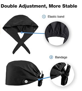 Wholesale Hospital <b>Scrub</b> <b>Caps</b> Customized Colors Logo High Quality Material Custom Made OEM Stylish Breathable Unisex Four - Product Image 2